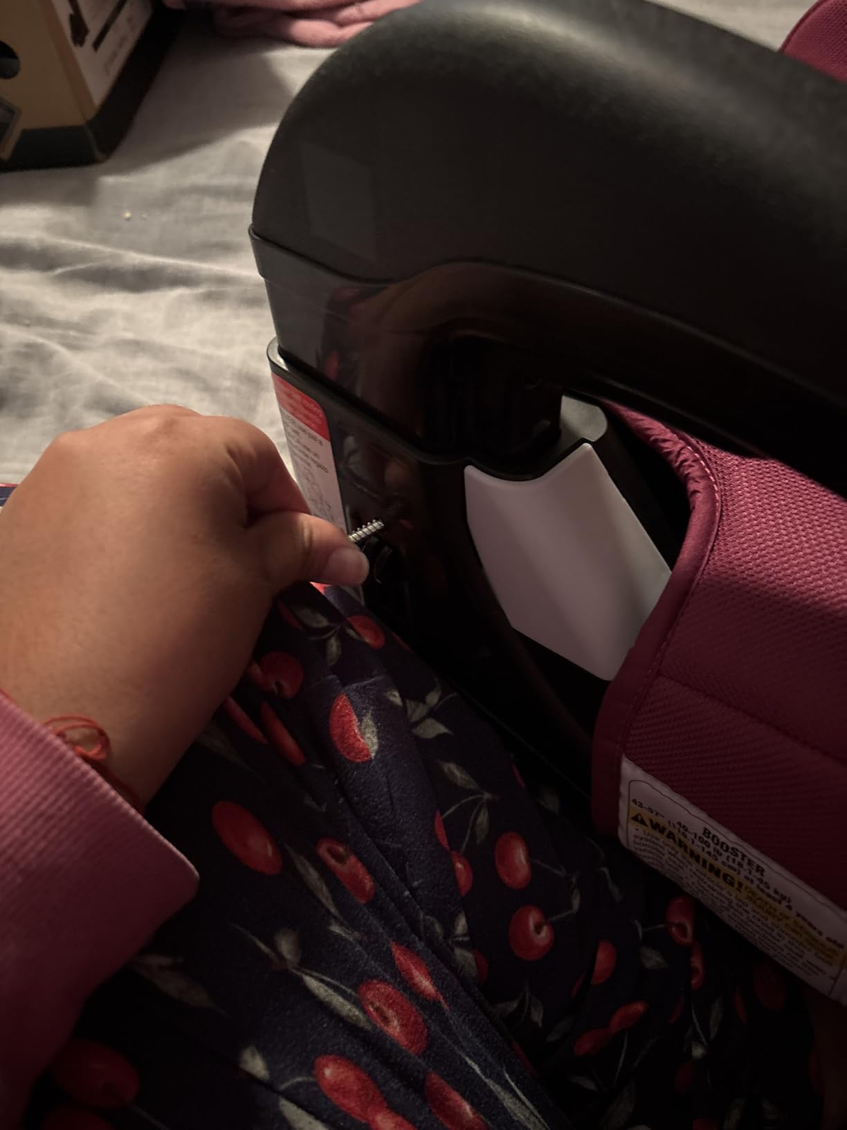 Graco TurboBooster 2.0 Backless Booster Car Seat, Trisha, Travel Booster Seat for Children Ages 4-10, Weight 40-100 Pounds and Height up to 57 Inches customer photo 1