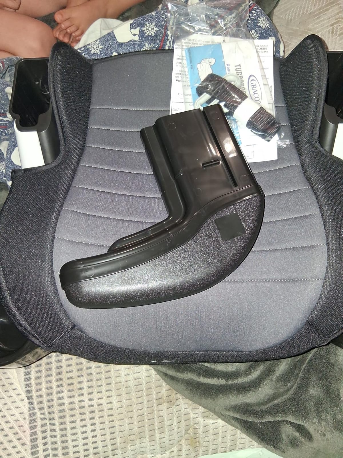 Graco TurboBooster 2.0 Backless Booster Car Seat, Trisha, Travel Booster Seat for Children Ages 4-10, Weight 40-100 Pounds and Height up to 57 Inches customer photo 2