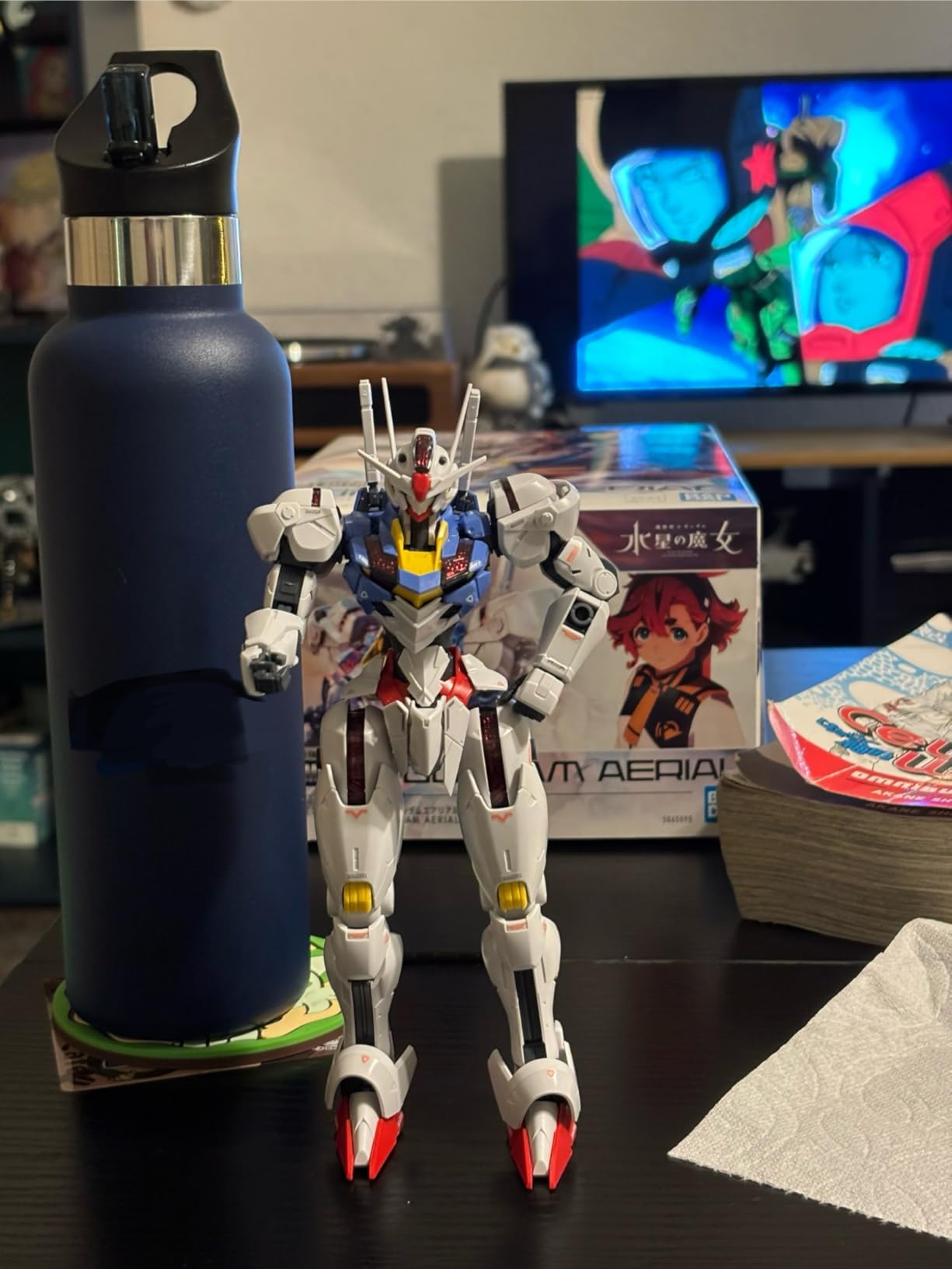 Full Mechanics Mobile Suit Gundam, Witch of Mercury, Gundam Aerial, 1/100 Scale, Color-Coded Plastic Model customer photo 1