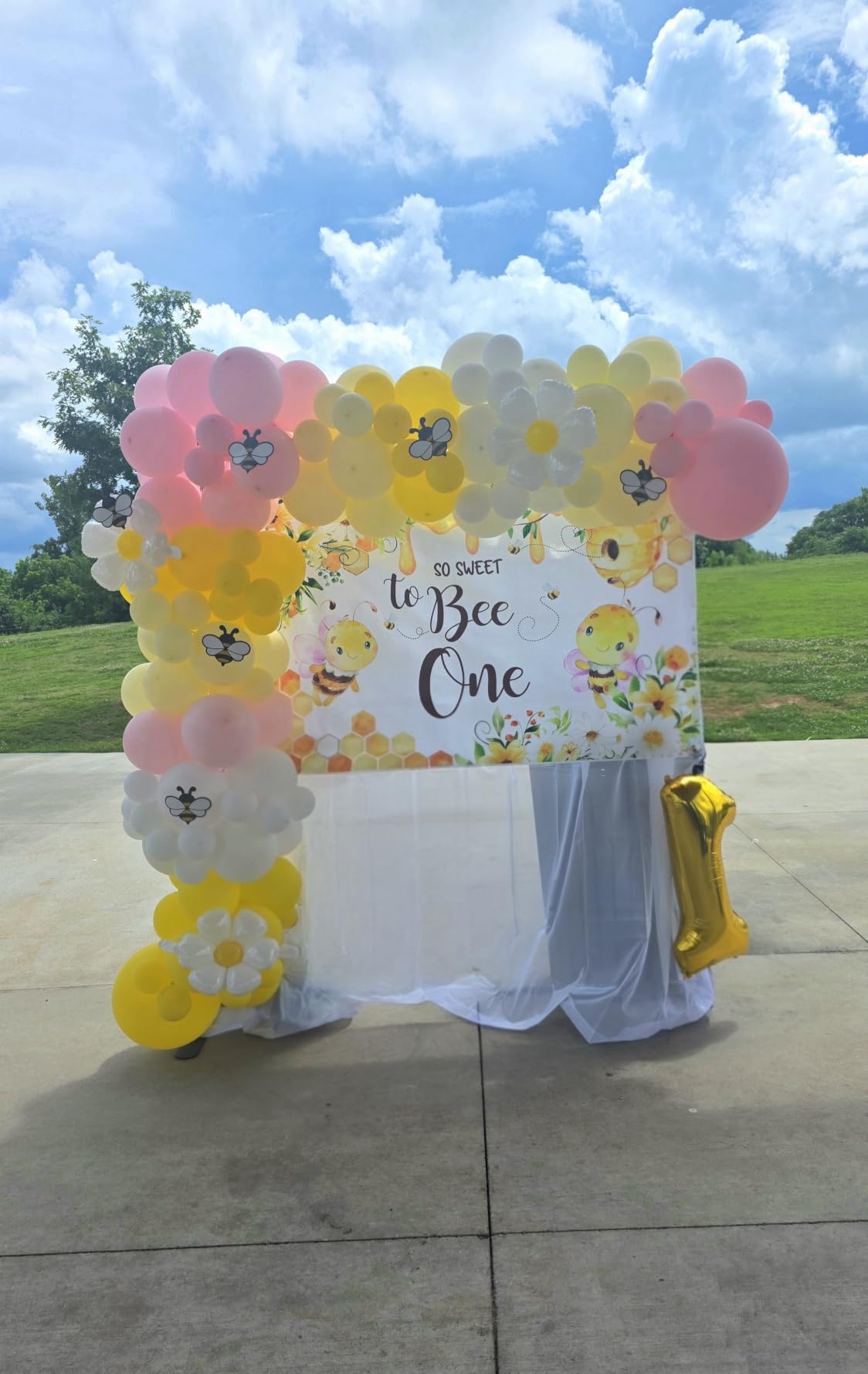 EMART Photo Backdrop Stand Heavy Duty 10x10ft Adjustable Banner Stand | Background Stand Backdrop for Trade Shows Photo Booth Display Parties Exhibition Photography Business Event Studio customer photo 2