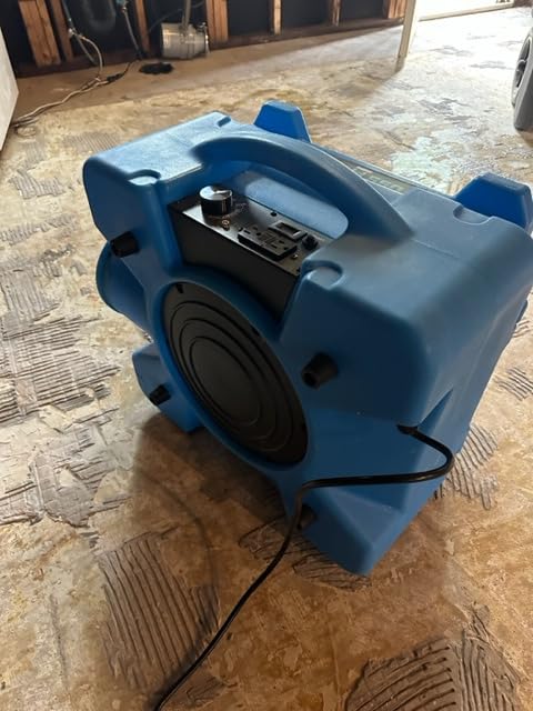 CADPXS Shield-550 Air Scrubber 550 CFM with 3-Stage Filtration | Stackable Negative Air Machine Airborne Cleaner HEPA Scrubber Water Damage Restoration Equipment Commercial Air Purifier Blue customer photo 1