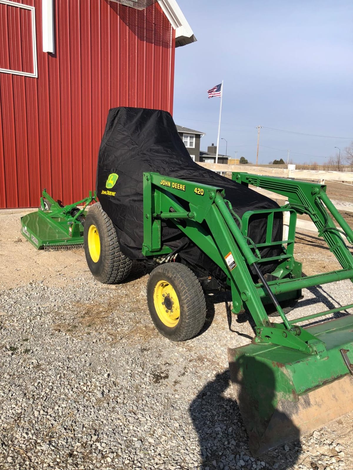 John Deere Cover for Compact Utility Tractors (Large) #LP95637 for Series 2320, 2520, 2720, 3120, 3320, 3520, 3720, 3203 and 4105 customer photo 1