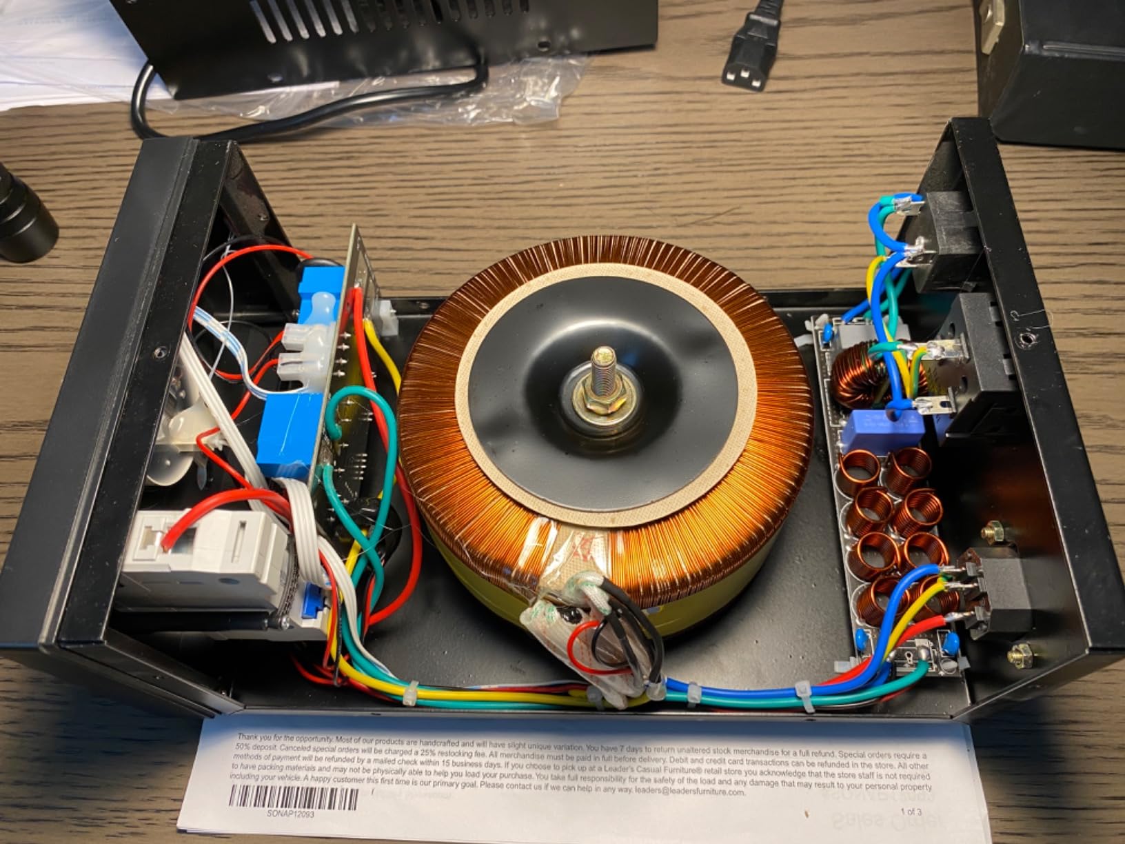ZHENGXI Isolation Transformer 120V to 120V, 500W Transformer Voltage Converter, 2 Output Sockets customer photo 2