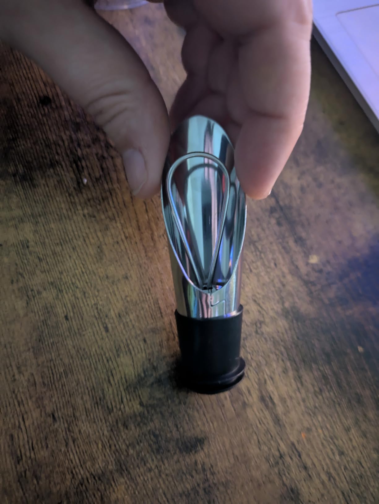 Ozeri Nouveaux II Electric Wine Opener with Foil Cutter, Wine Pourer and Stopper customer photo 1