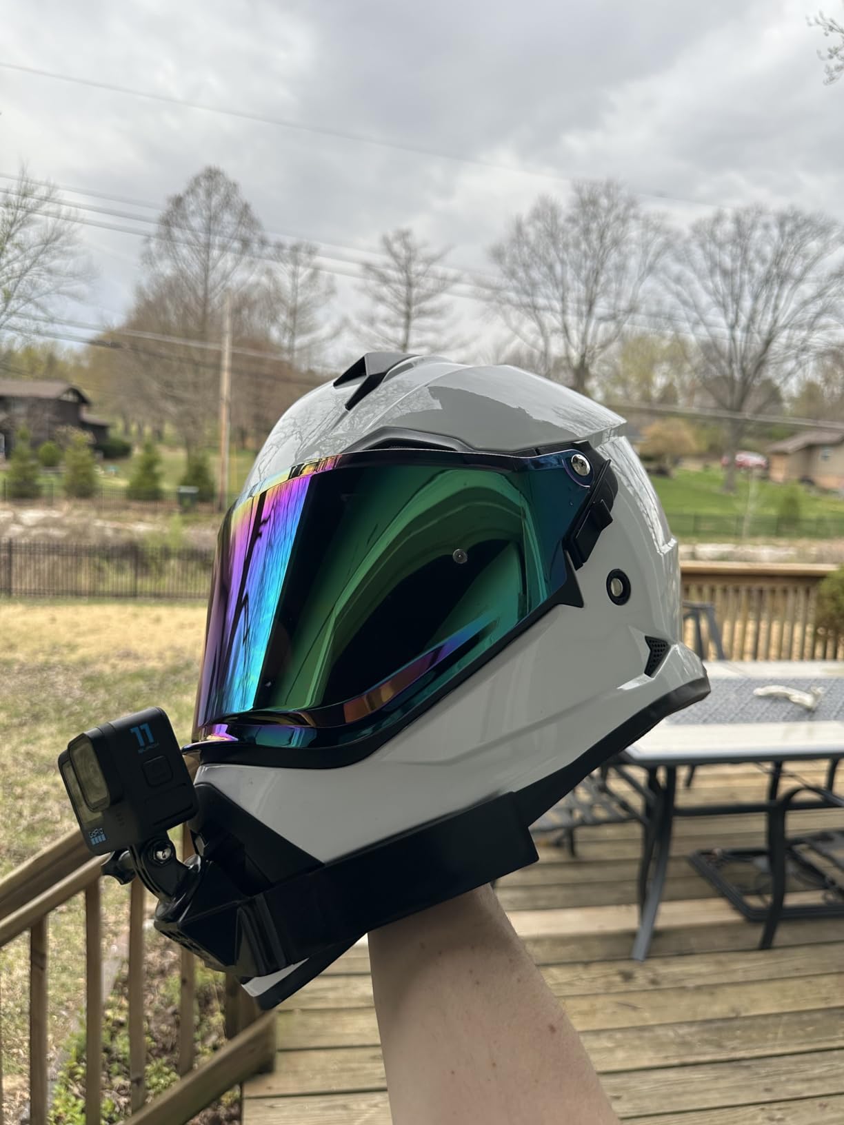 ILM Dual Sport Adventure Motorcycle Helmet with Pinlock Compatible Sun Visor Snowmobile ATV Dirt Bike Off Road Casco Model WS902 customer photo 1