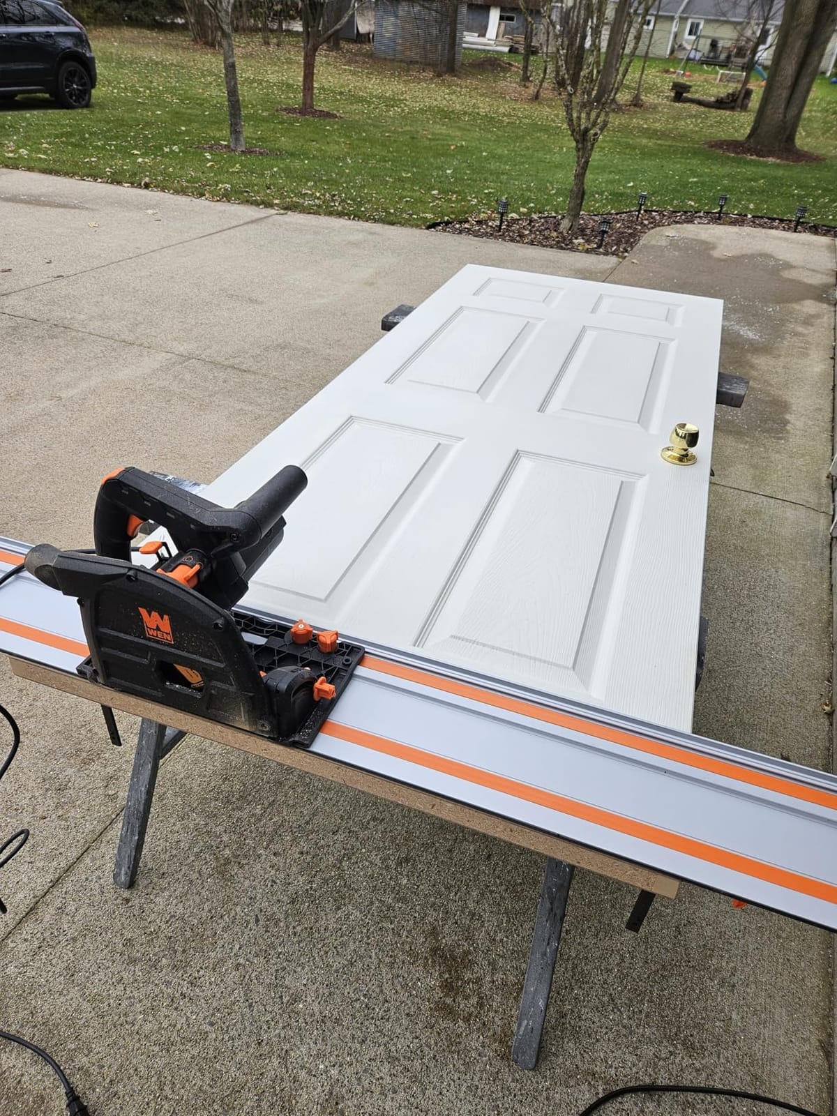 WEN CT9110 110-Inch Track Saw Track Guide Rail and Adapters customer photo 1