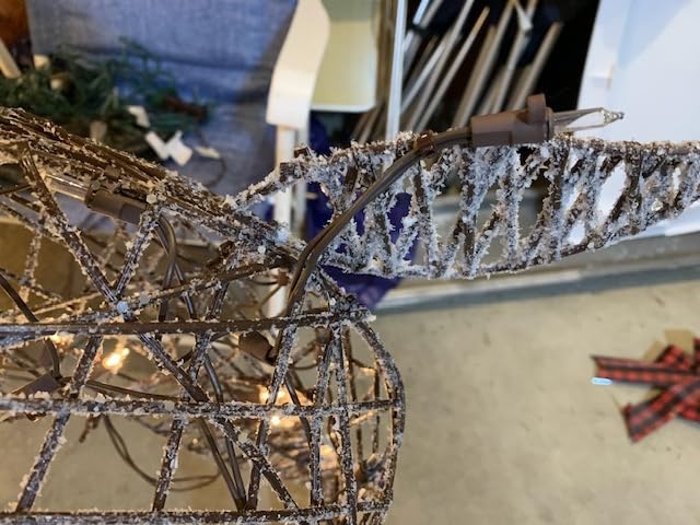 Best Choice Products 3-Piece Large Lighted Christmas Deer Family Set 5Ft Outdoor Yard Decoration with 360 LED Lights, Stakes, Zip Ties - Rattan customer photo 2