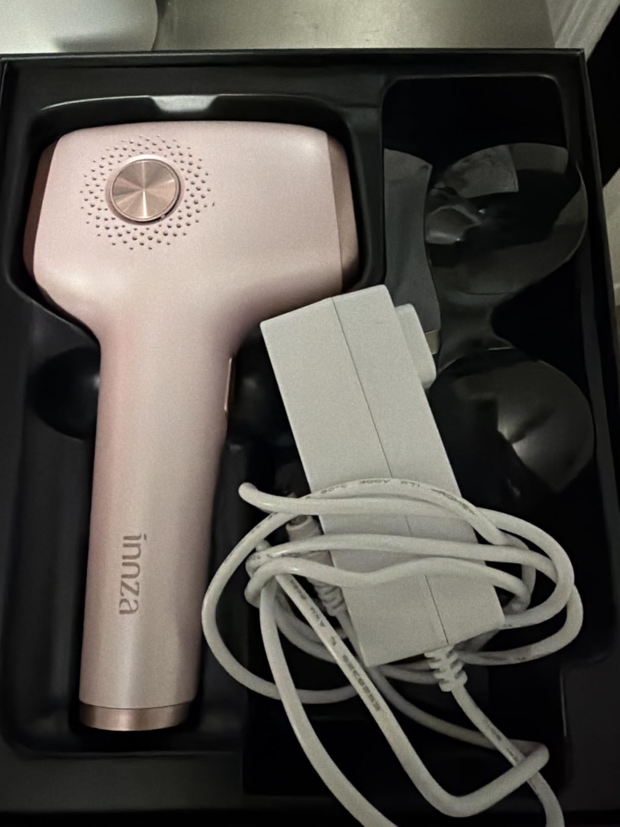 INNZA IPL Hair Removal with Ice Cooling Care Function for Women | Long-Lasting Results, 999,999 Flashes Painless Hair Removal, for Armpits Legs Arms Bikini Line, Corded, Pink customer photo 1
