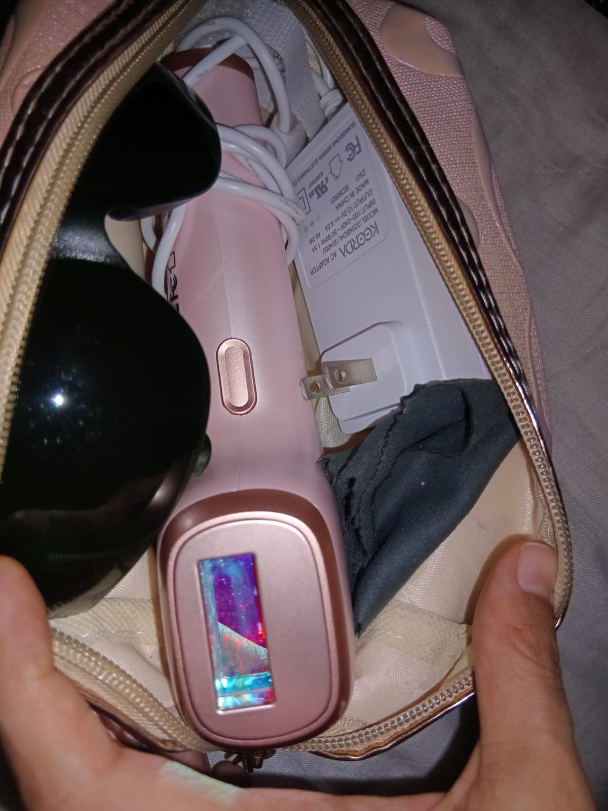 INNZA IPL Hair Removal with Ice Cooling Care Function for Women | Long-Lasting Results, 999,999 Flashes Painless Hair Removal, for Armpits Legs Arms Bikini Line, Corded, Pink customer photo 2