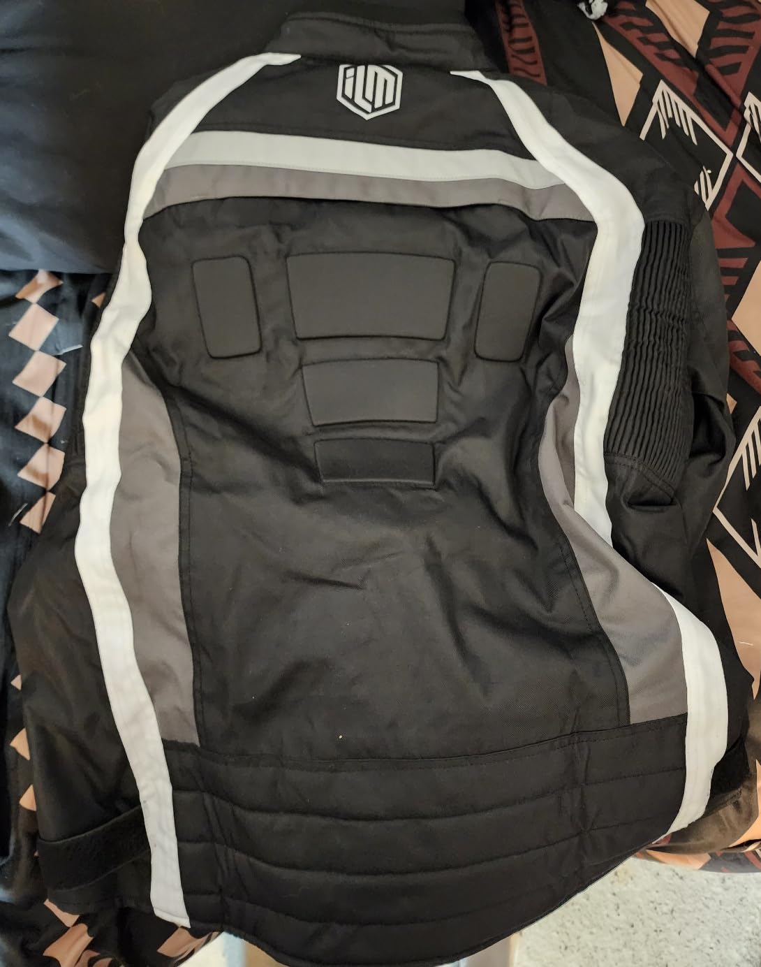 ILM Motorcycle Jacket with CE Armor for Men Water Resistant B02 | Enduro Touring Dualsport Riding, Textile All-weather, Reflective Strips customer photo 2
