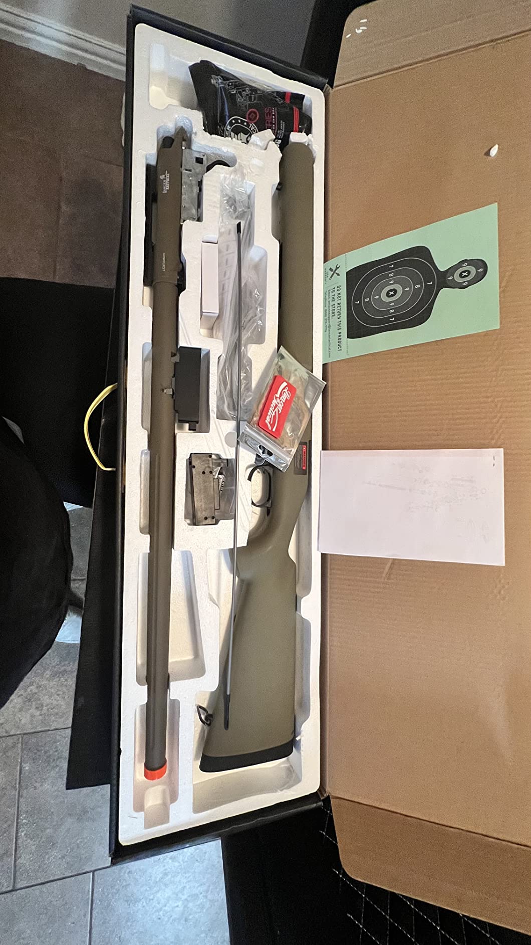 Lancer Tactical M24 Bolt Action Spring Powered Sniper Airsoft Rifle (Threaded) (450 FPS) customer photo 1