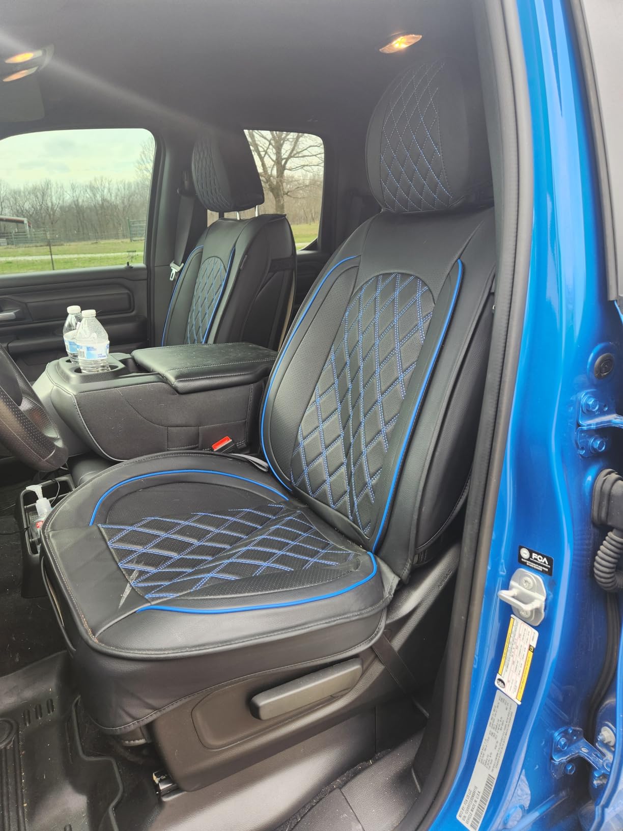 MIROZO Dodge Ram Seat Covers Full Set, Waterproof Car Seat Cover Fits for 2009-2026 Ram 1500/2500/3500 customer photo 1