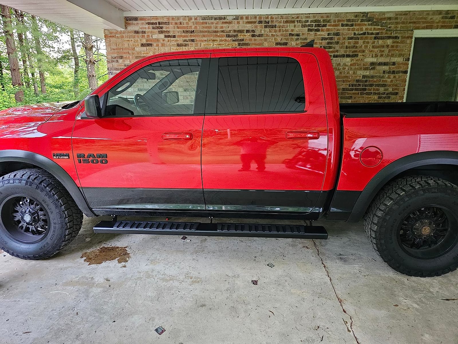 AUTOSAVER88 Running Boards Compatible with 2009-2018 Ram 1500 Crew Cab | 6 inches Side Step Fit 2010-2026 Ram 2500/3500 (Including 2019-2024 1500 Classic), Nerf Bars Side Bars customer photo 2