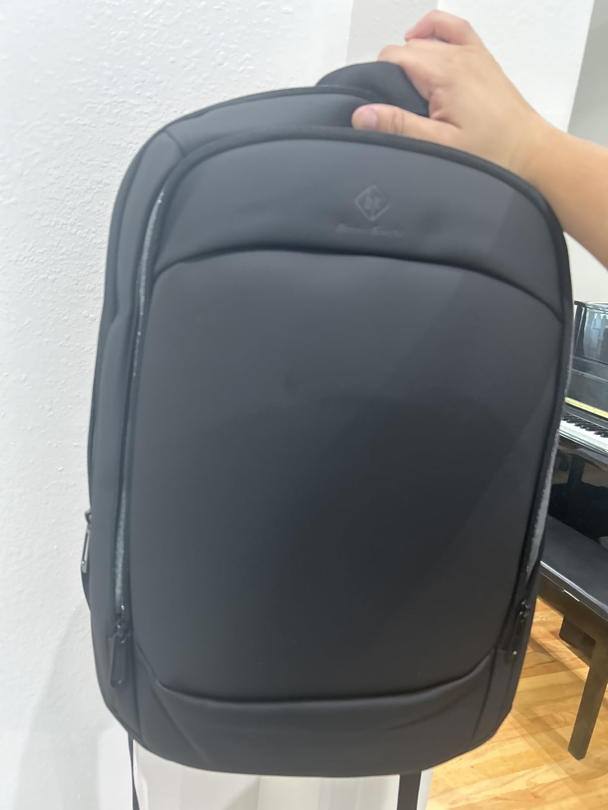 hk Business Backpack for Men, Slim & Expandable Backpack for 17 Inch Laptop | Waterproof Travel Backpacks with USB Charger, Anti-Theft Lightweight Large Work Computer Bag, College Backpack for Men Women customer photo 2