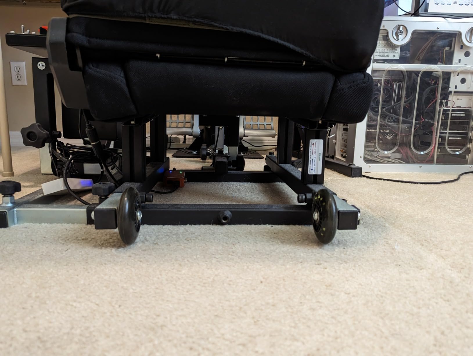 SimFab Modular Flight Simulator Cockpit For Combat Simulation. DCS Edition. Compatible With Thrustmaster Warthog, WinWing, VirPil, VKB And Alike Controls. customer photo 2