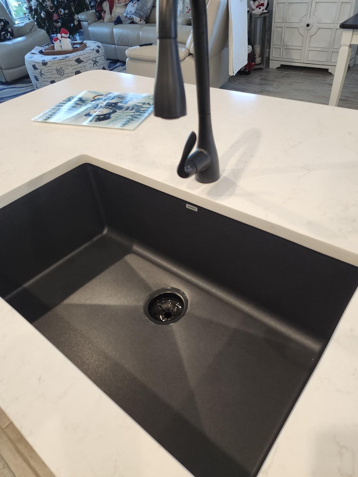 BLANCO 443084 PRECIS SILGRANIT Super Single Undermount Kitchen Sink 32
