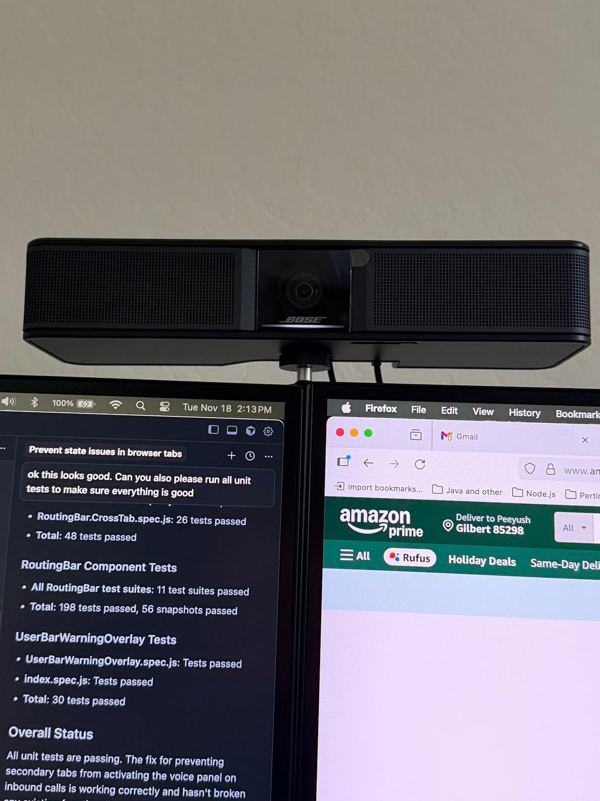 Bose Professional VB-S, All-in-one Video Conference HD Camera, Noise-reducing Mic, and Hi-Fidelity Bluetooth Speaker for Home, Office, or Classroom customer photo 1