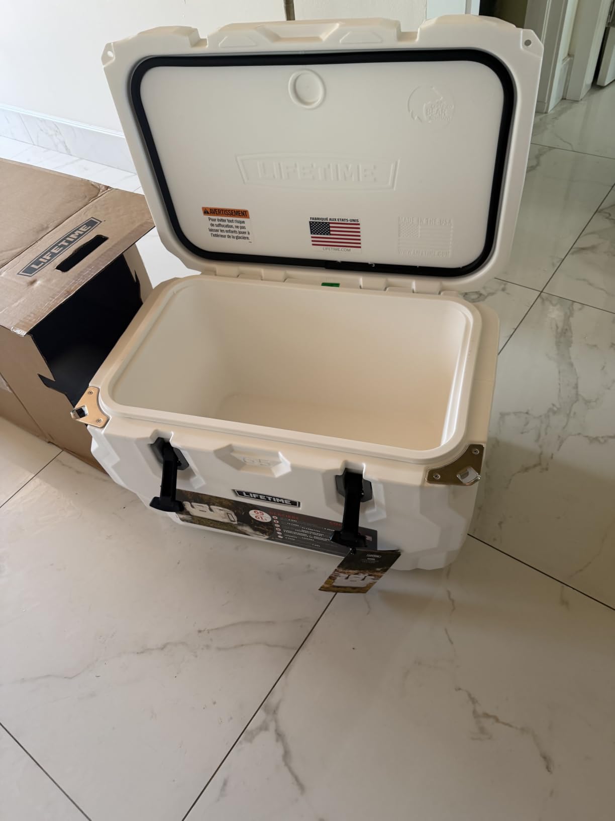 Lifetime Hard Cooler, High Performance Ice Chest customer photo 2