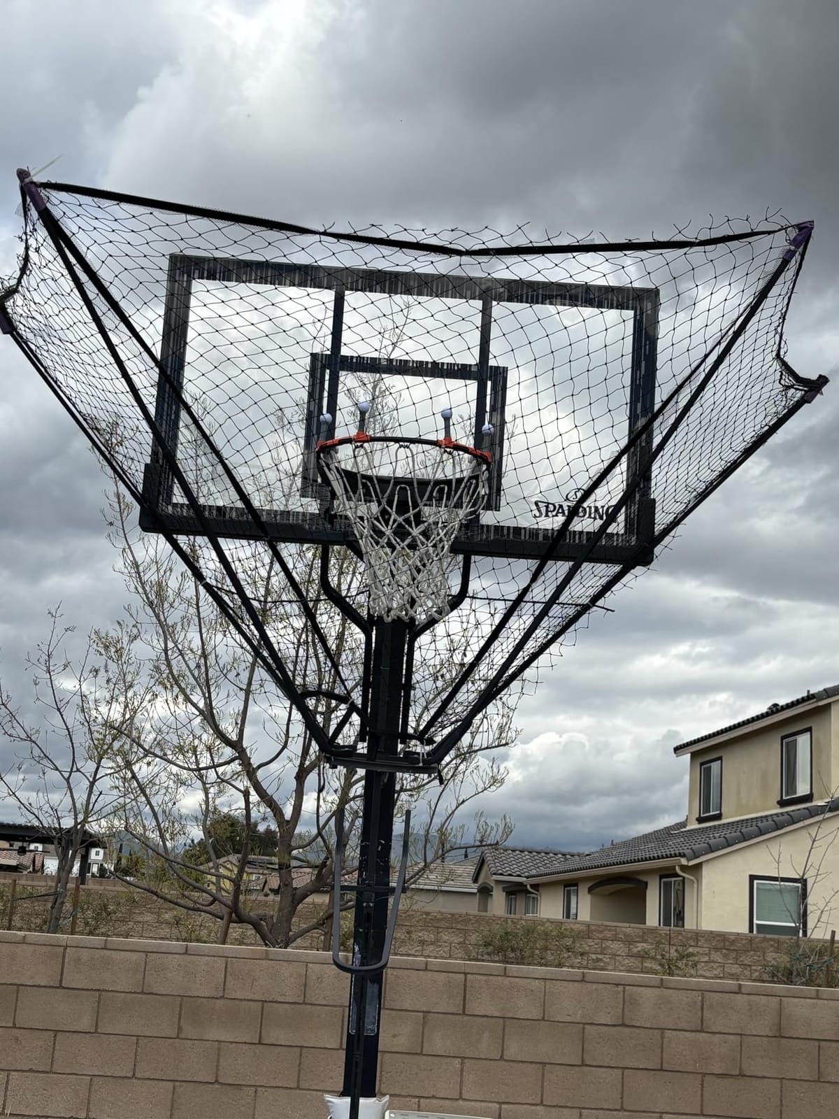 Baseball Softball Backstop Nets, Heavy Duty Sports Netting | Sports Net, Sports Netting Barrier for Backyard Baseball Softball, Multi-Sport Backstop Net, Twisted Knotted PE Net customer photo 2