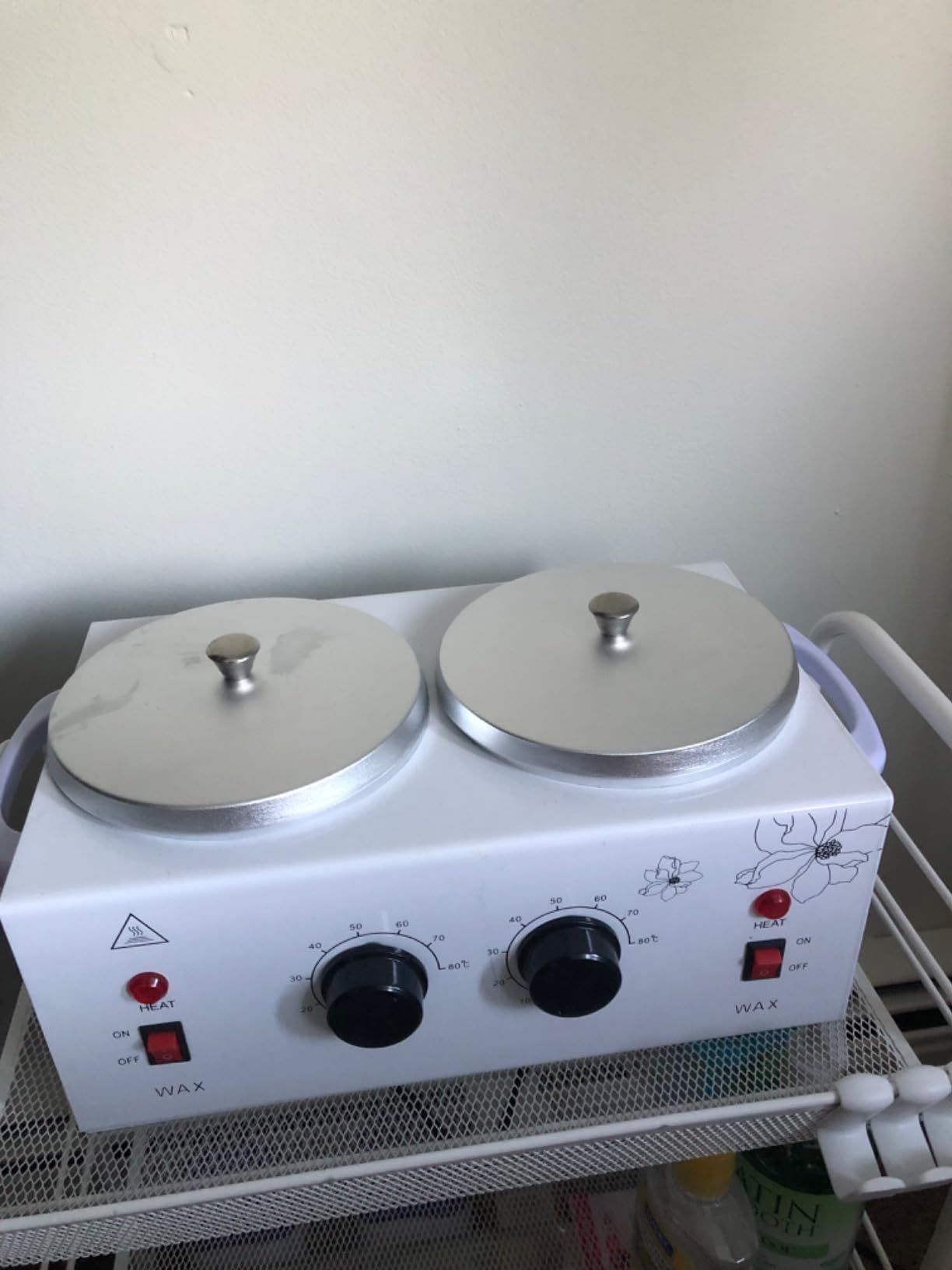 Waxing Kit Portable Wax Warmer Machine (double pots) customer photo 1