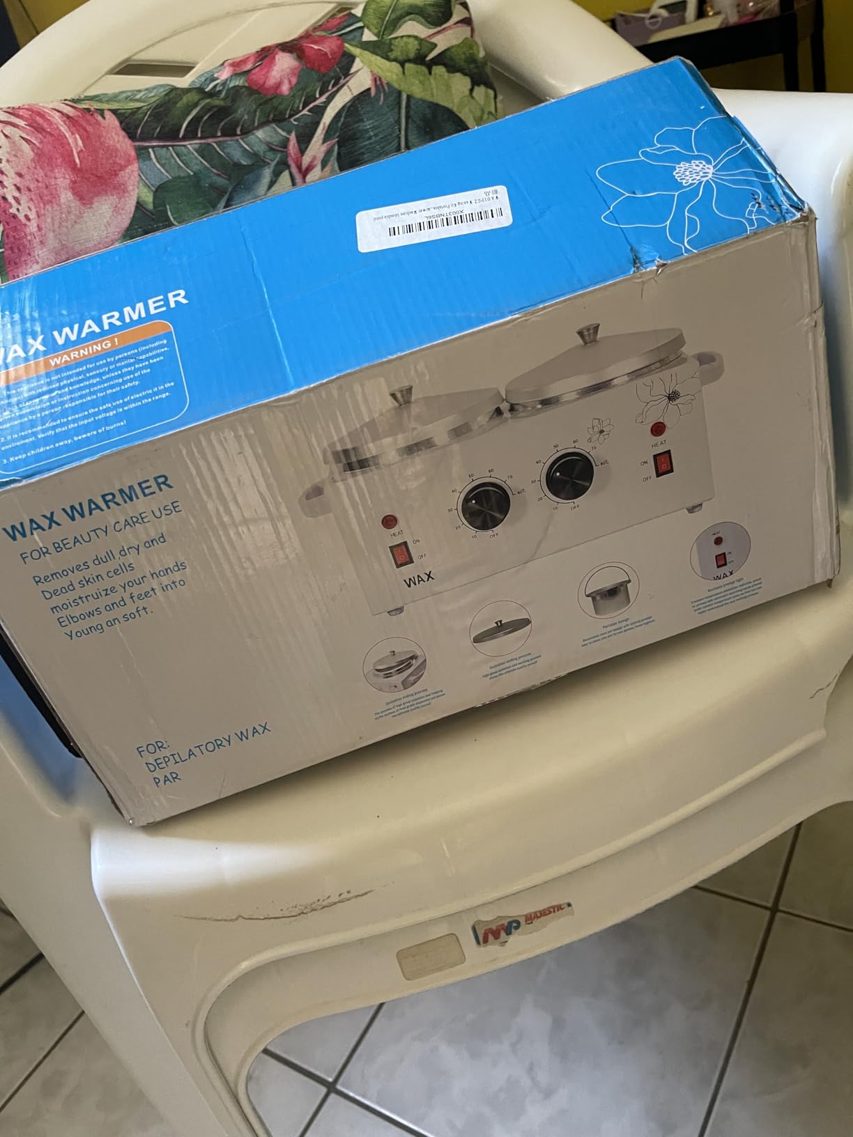 Waxing Kit Portable Wax Warmer Machine (double pots) customer photo 2
