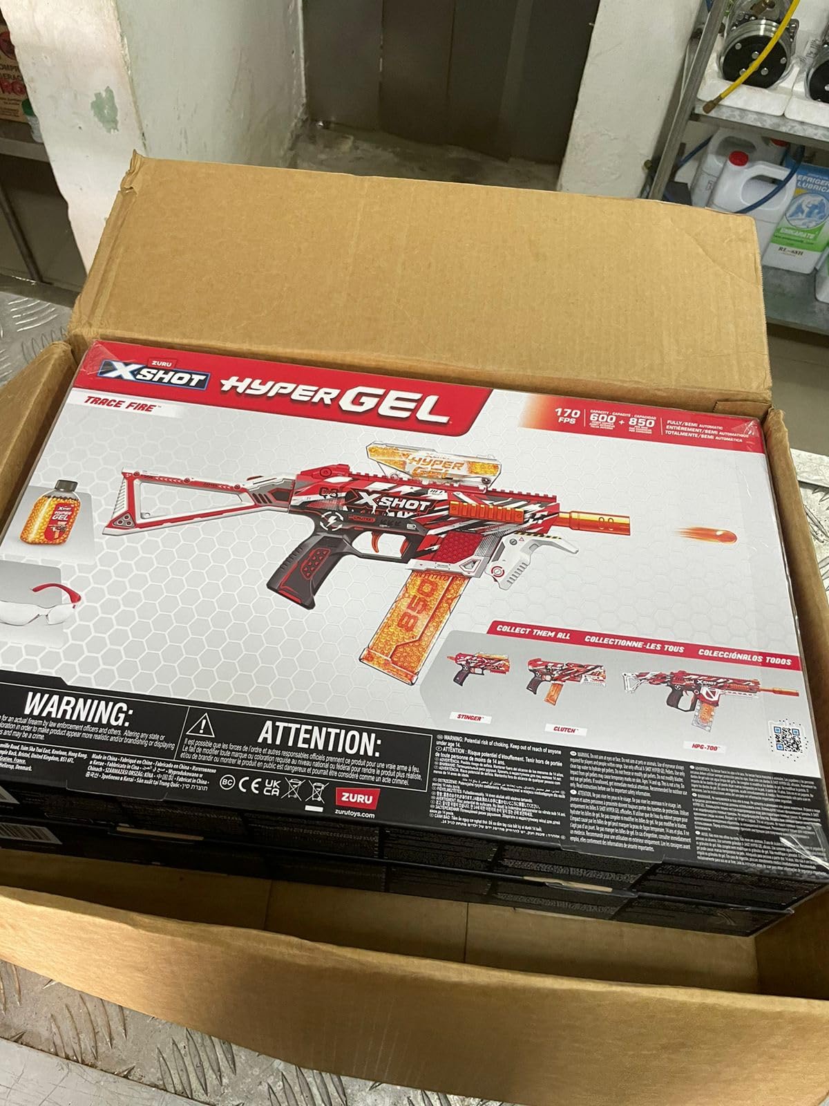 XSHOT Hyper Gel Trace Fire Blaster, Semi and Fully Automatic Gel Blaster & 10,000 Gellets, 600 Capacity Hopper & 850 Capacity Mag, Ages 14 & Up by ZURU customer photo 2