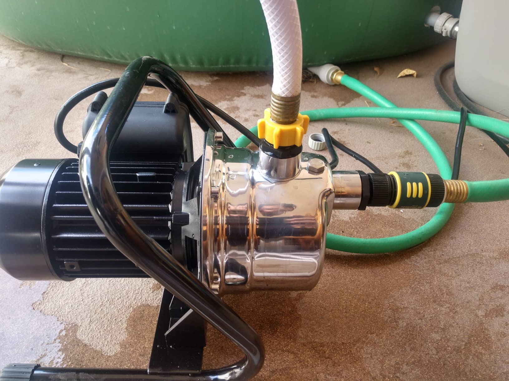 VEVOR Shallow Well Pump, 1.1 HP 115V, 978 GPH 131 ft Height, 40 PSI Max Pressure, Portable Stainless Steel Sprinkler Booster Jet Pumps for Garden Lawn Irrigation customer photo 1