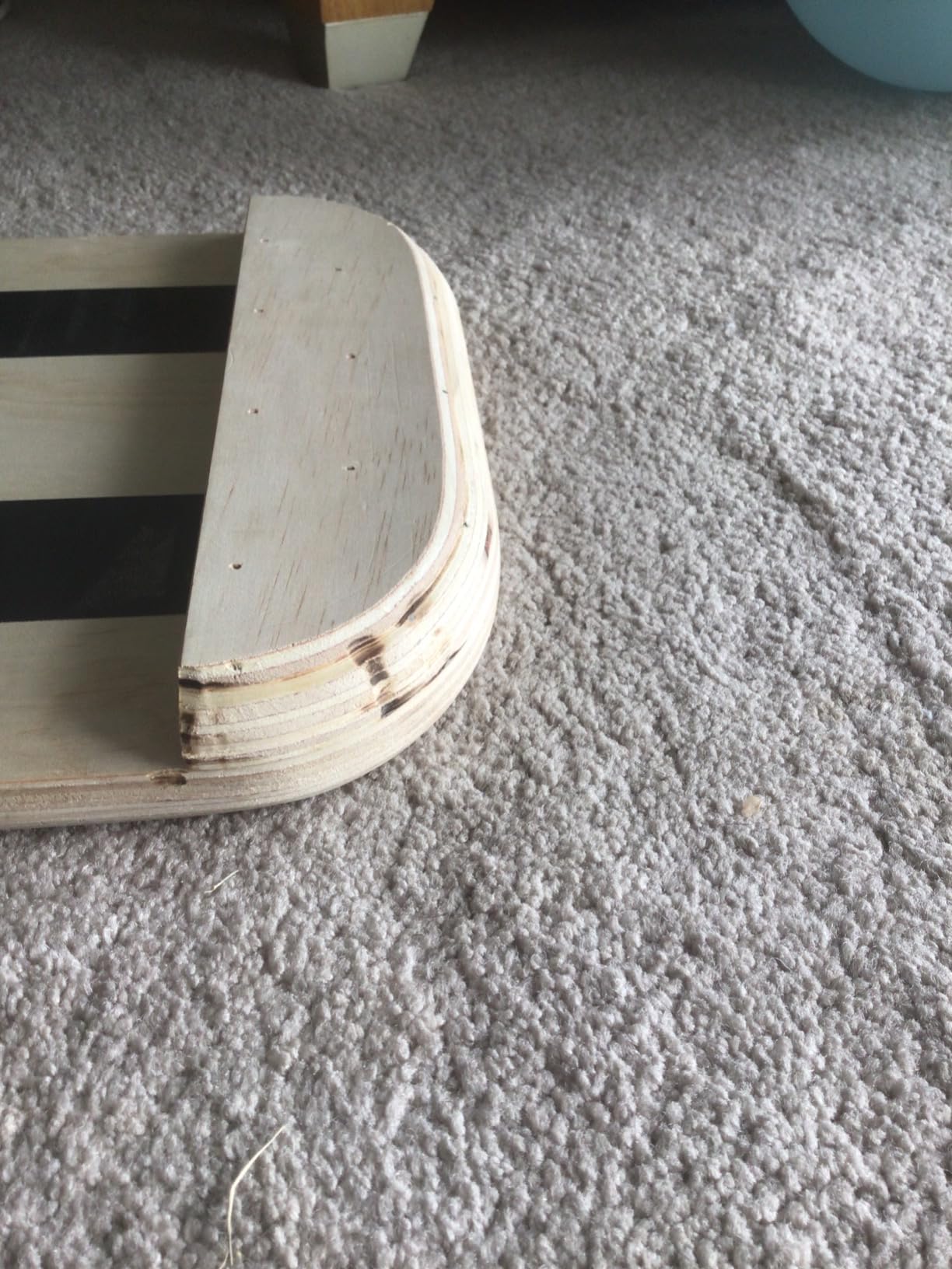 Balance Board Trainer, Wooden Balancing Board with Workout Guide to Exercise and Build Core Stability, Wobble Board for Skateboard, Hockey, Snowboard and Surf Training customer photo 1