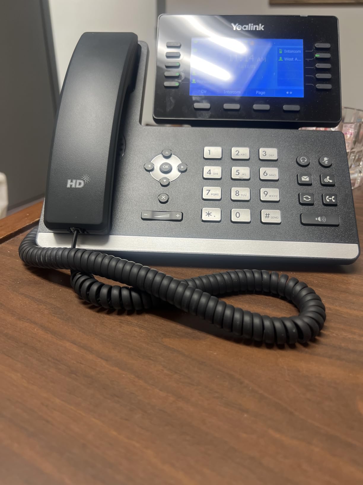 Yealink T54W IP Phone - Power Adapters Included - 16 VoIP Accounts, 4.3-Inch Color Display, USB 2.0, 802.11ac Wi-Fi, Dual-Port Gigabit Ethernet customer photo 1