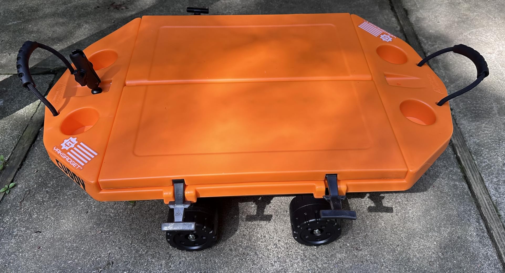 CUDDY Floating Cooler and Dry Storage Vessel for Land & Water - 40QT - Great for River, Beach, Kayak, Pool, & Lake - Multiple Color Options customer photo 2