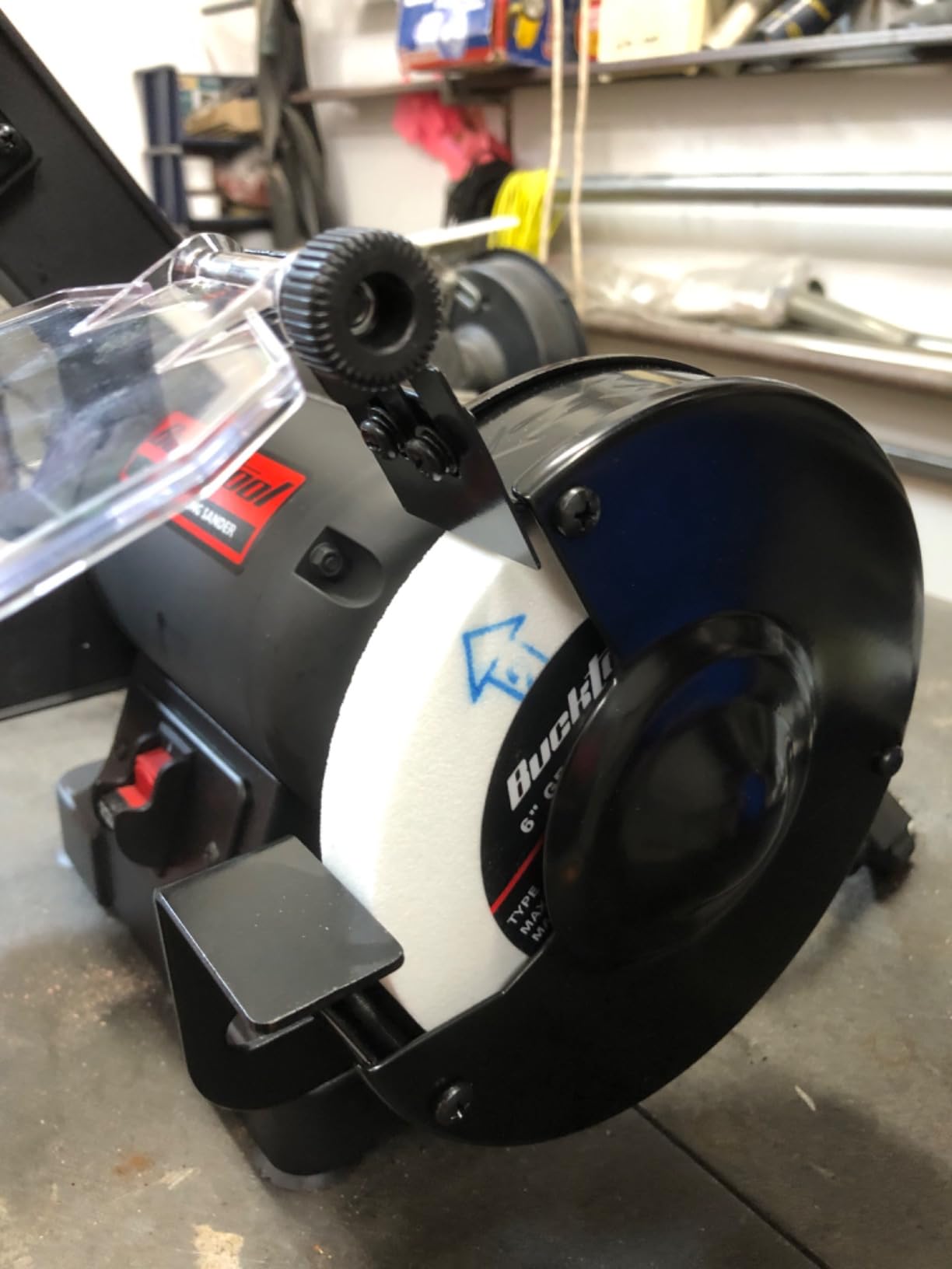 BUCKTOOL Low Speed Belt Grinder Combo for Metal,1x30