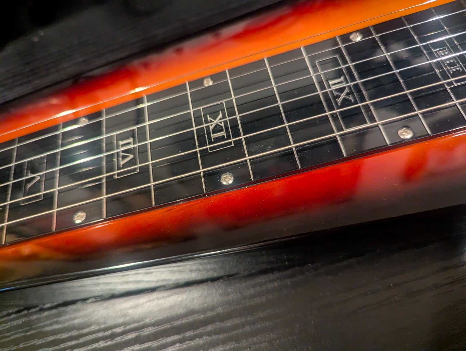 Lap Steel Guitar 6 String Slotted Head Stock Electric Slide Guitars Light Blue Colour customer photo 2