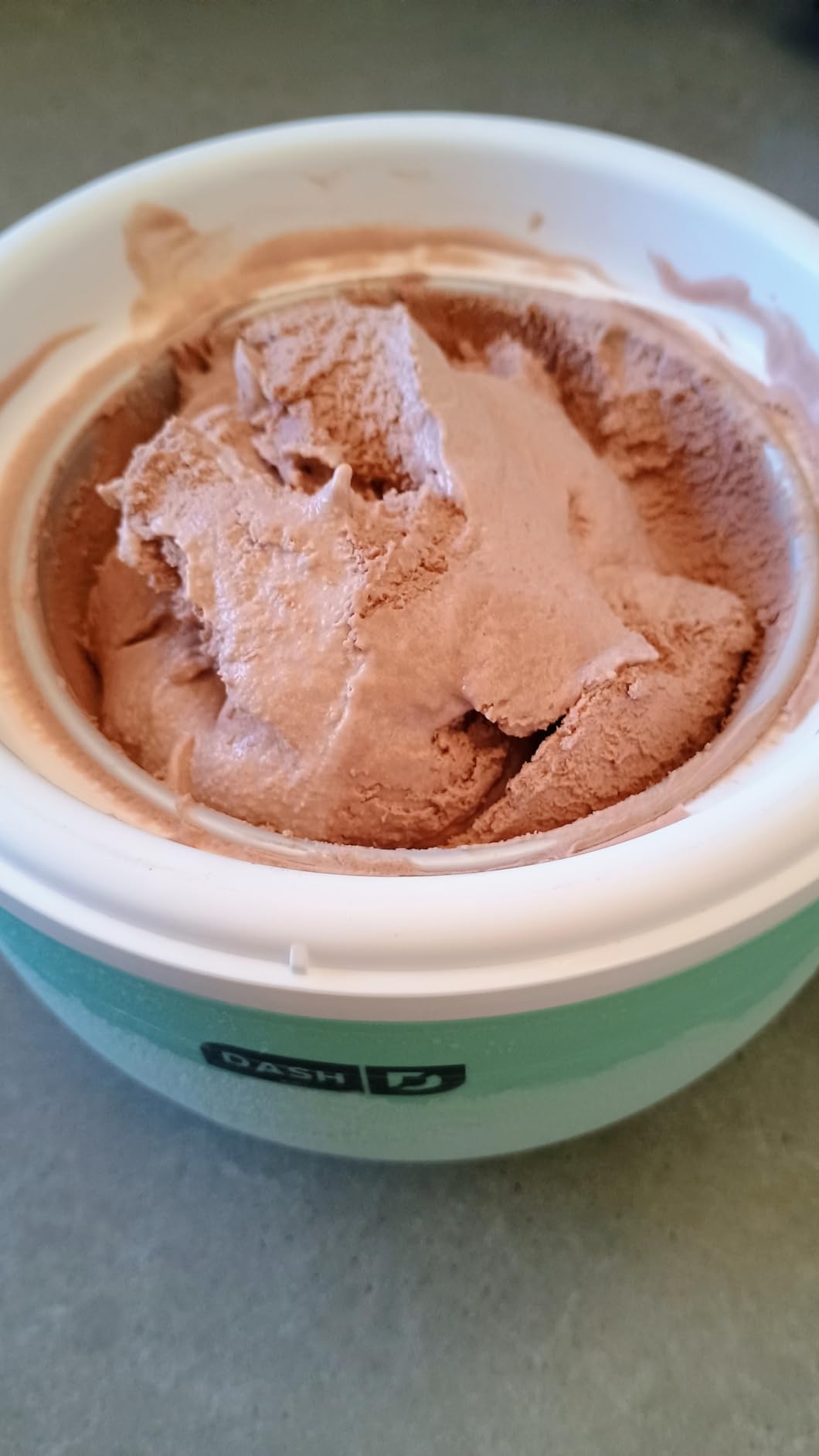 Dash My Mug Ice Cream Maker Bundle, 2 Half-Pint Freezer Mugs, Aqua | Electric Soft Serve Ice Cream Machine Set, Ingredient Chute, Single Serve Freezer Bowls, Countertop Frozen Treat Maker customer photo 2