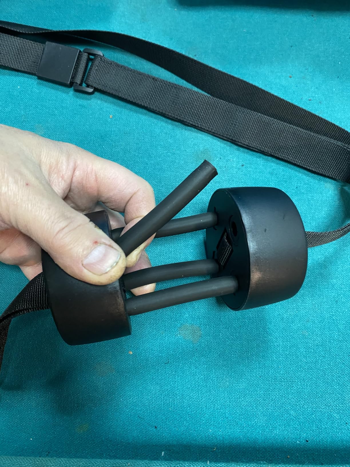 Fisher Traction Lower Back Decompression Device - Lumbar Traction for Spinal Decompression - Patented Stretcher Strap Release for Spinal Rehydration - Lightweight & Portable (Under 230 lbs) customer photo 2