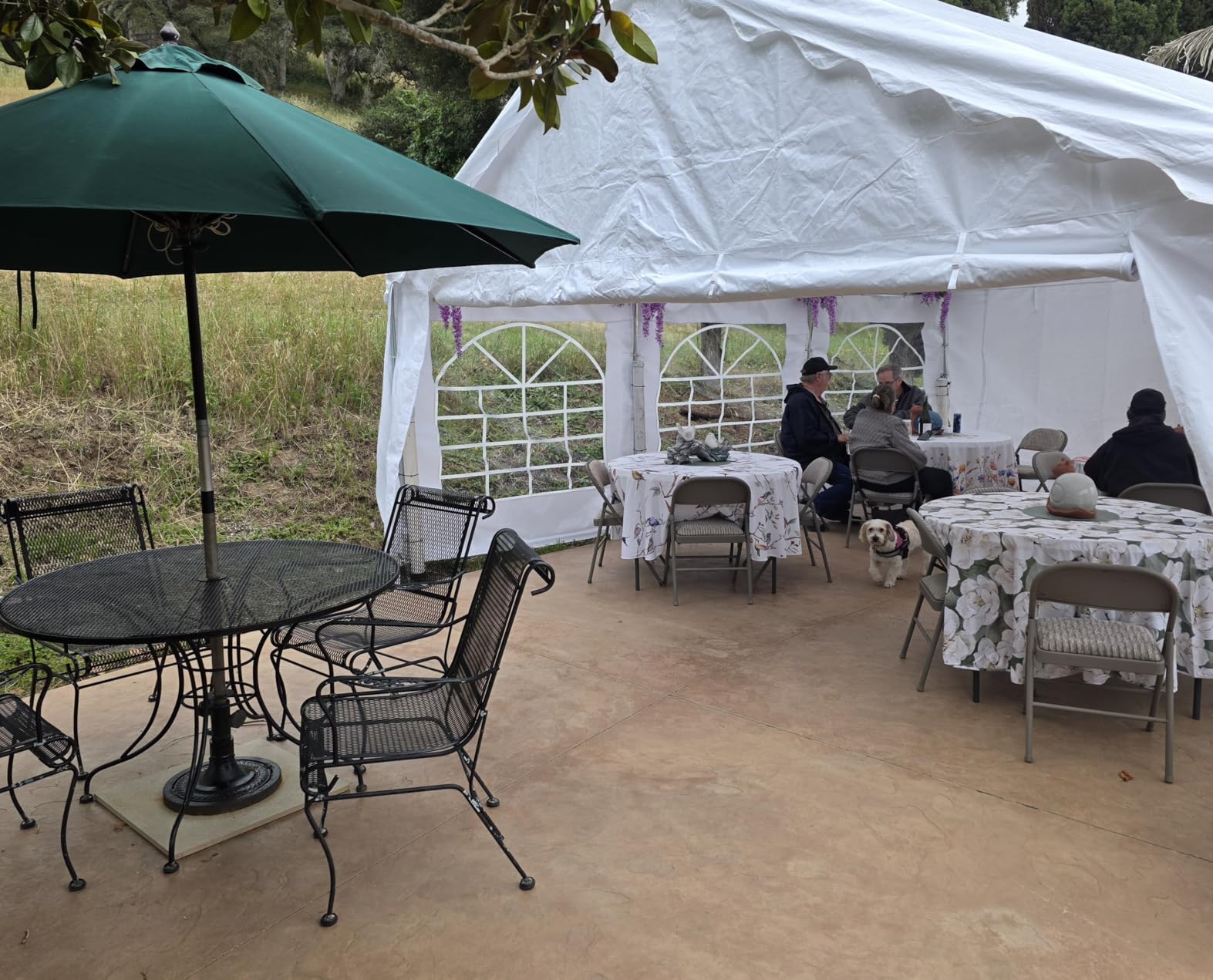 Sophia & William 16x32 Party Tents, Heavy Duty Event Tent for Parties | Outdoor Canopy Wedding Large Waterproof Patio Commercial Backyard Shelters with Removable Sidewalls for Backyard,White customer photo 2