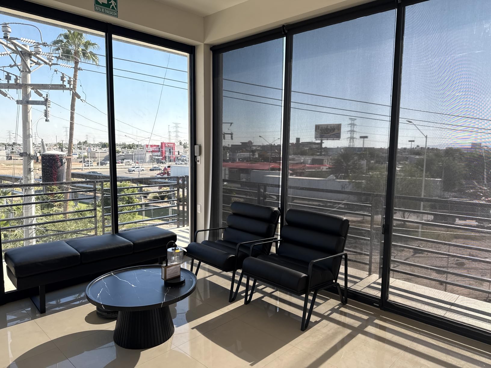 Furmax Waiting Room Chairs Faux Leather Office Guest Chair, 59.6 Inches Conference Room Chairs 3 Seats Upholstered Reception Bench customer photo 2