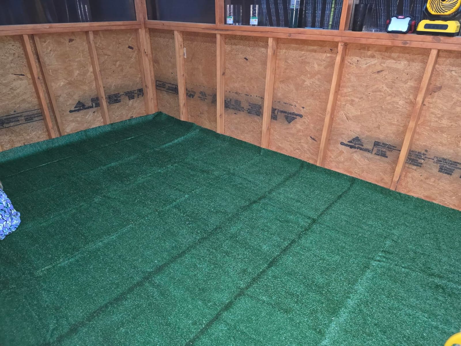 Garland Rug Artificial Grass 7 Ft. X 10 Ft. Large Indoor/Outdoor Area Rug Green - Lush Green, Durable, and Low-Maintenance for Patios, Lawns, and More customer photo 1