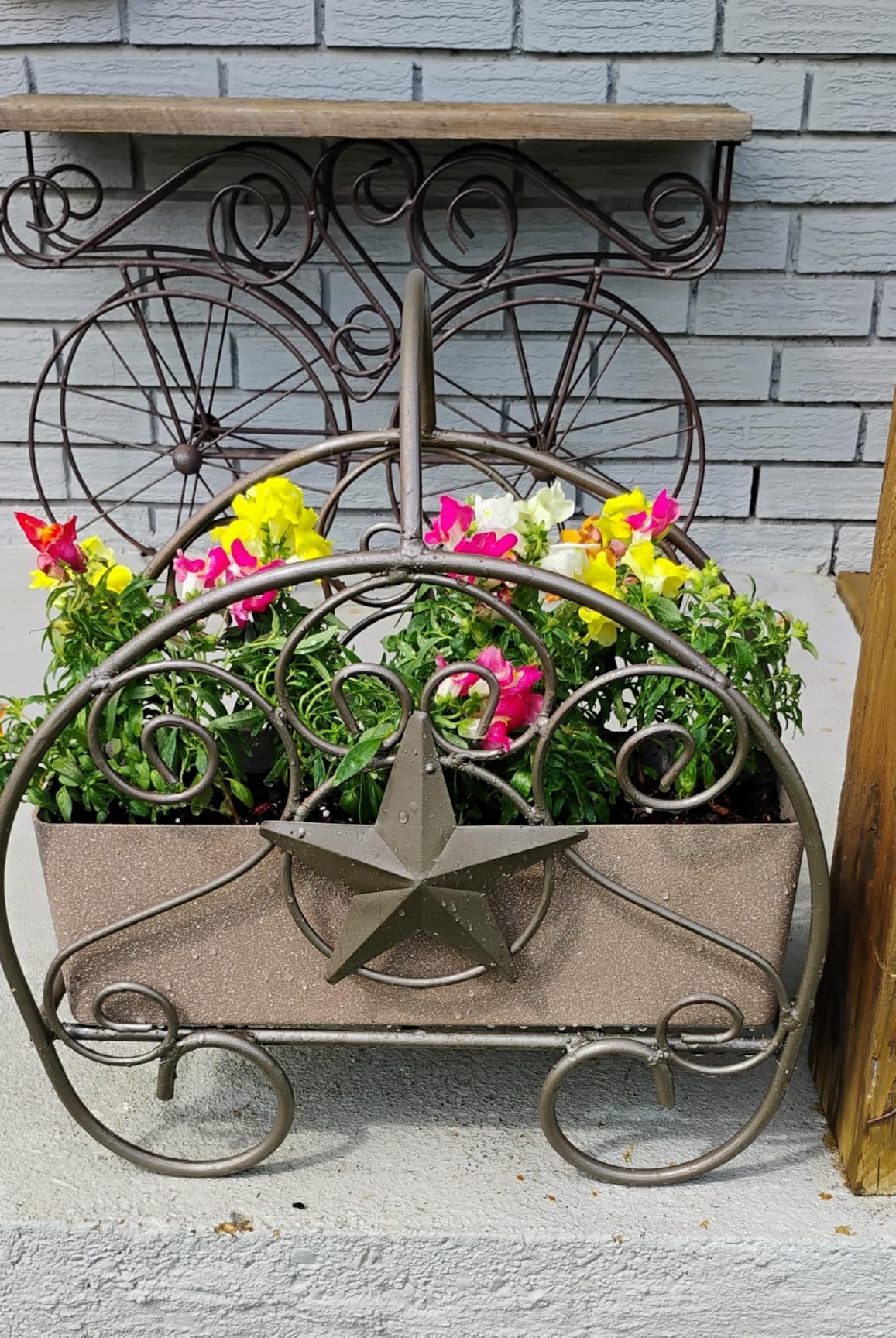 Elongated Self Watering Planter Pots 2-Pack Window Box 5.5 x 16 inch Indoor Home Garden Modern Decorative Planter Pot for All House Plants Flowers Herbs (White,2) customer photo 2