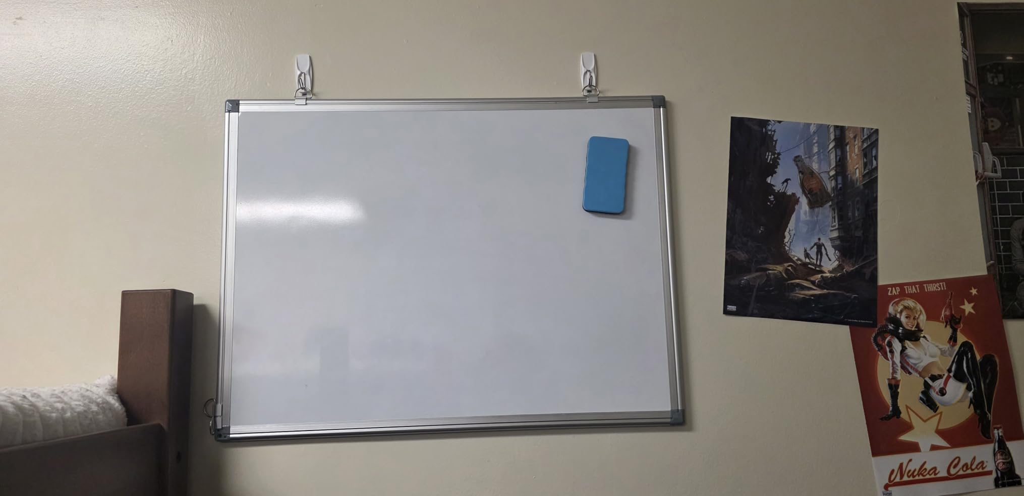 Double-Sided White Board Dry Erase Magnetic Whiteboard Wall 24x18 Silver | Smooth Write & Clean, Durable 11-Layer, Aluminum Frame, Easy Wall Mount & Hanging, Full Kit for Home, Office, School customer photo 1