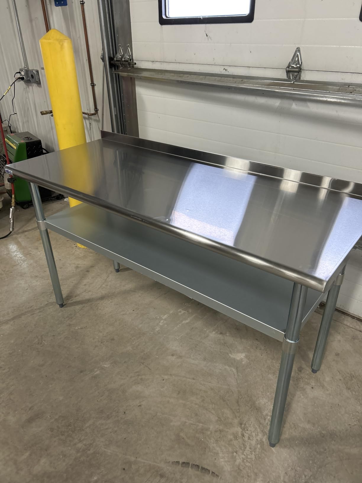 HARDURA Stainless Steel Prep & Work Table 24 x 60 Inches Backsplash | NSF, Heavy Duty Commercial, Undershelf, for Restaurant Kitchen Home and Hotel customer photo 1