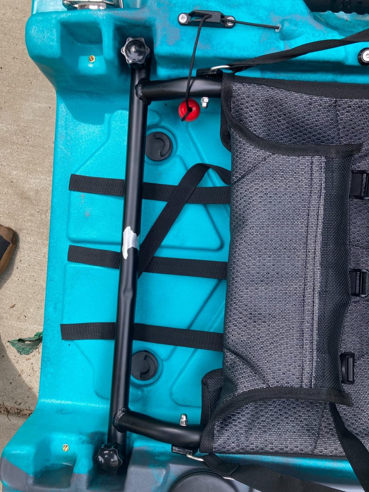 Reel Yaks Raptor Modular Fishing Kayak, 9.5ft, 380 lbs Capacity | Cyan Gray, Pedal Kayaks for Adults & Youth, Sit on Top, Lightweight, Portable, Fits in Trunks & Closets, Gear Storage customer photo 1