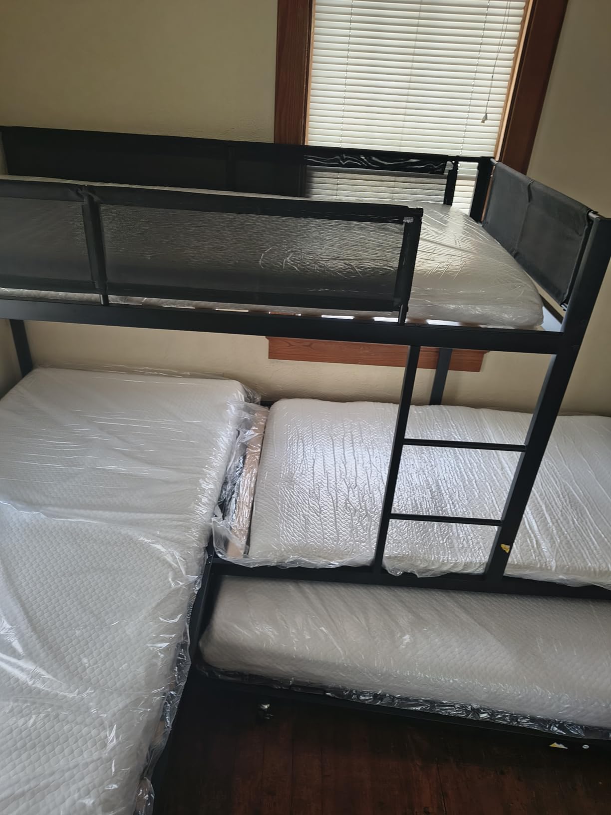 FDW | 5 Inch Twin Mattress | Medium Firm | Gel Memory Foam | White | Dual Construction | Pressure Relief, Cooling Foam, Removable and Washable Cover | Bed in a Box, CertiPUR-US Certified customer photo 1