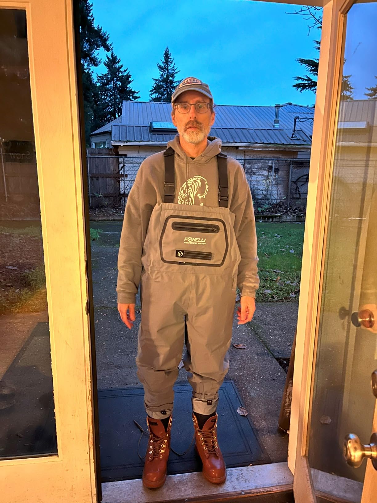Foxelli Breathable Waders - Fly Fishing Stockingfoot Waders for Men and Women customer photo 2