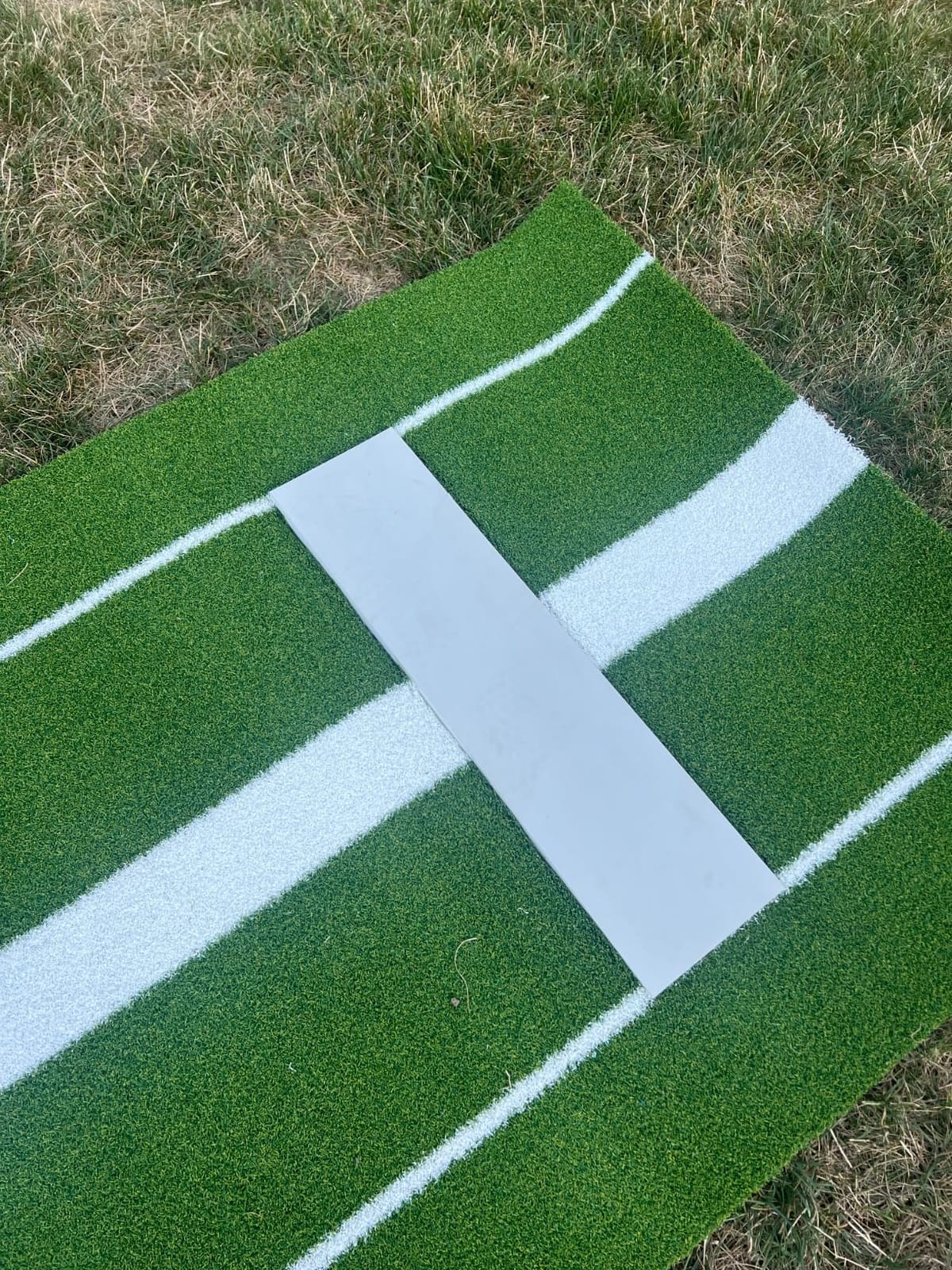 2024 Upgraded Version Softball Pitching Mat with Rubber, Denser Antifade Turf, Antislip Rubber Bottom, 10' X 3' Softball Pitching Mound for Outdoor and Indoor customer photo 1