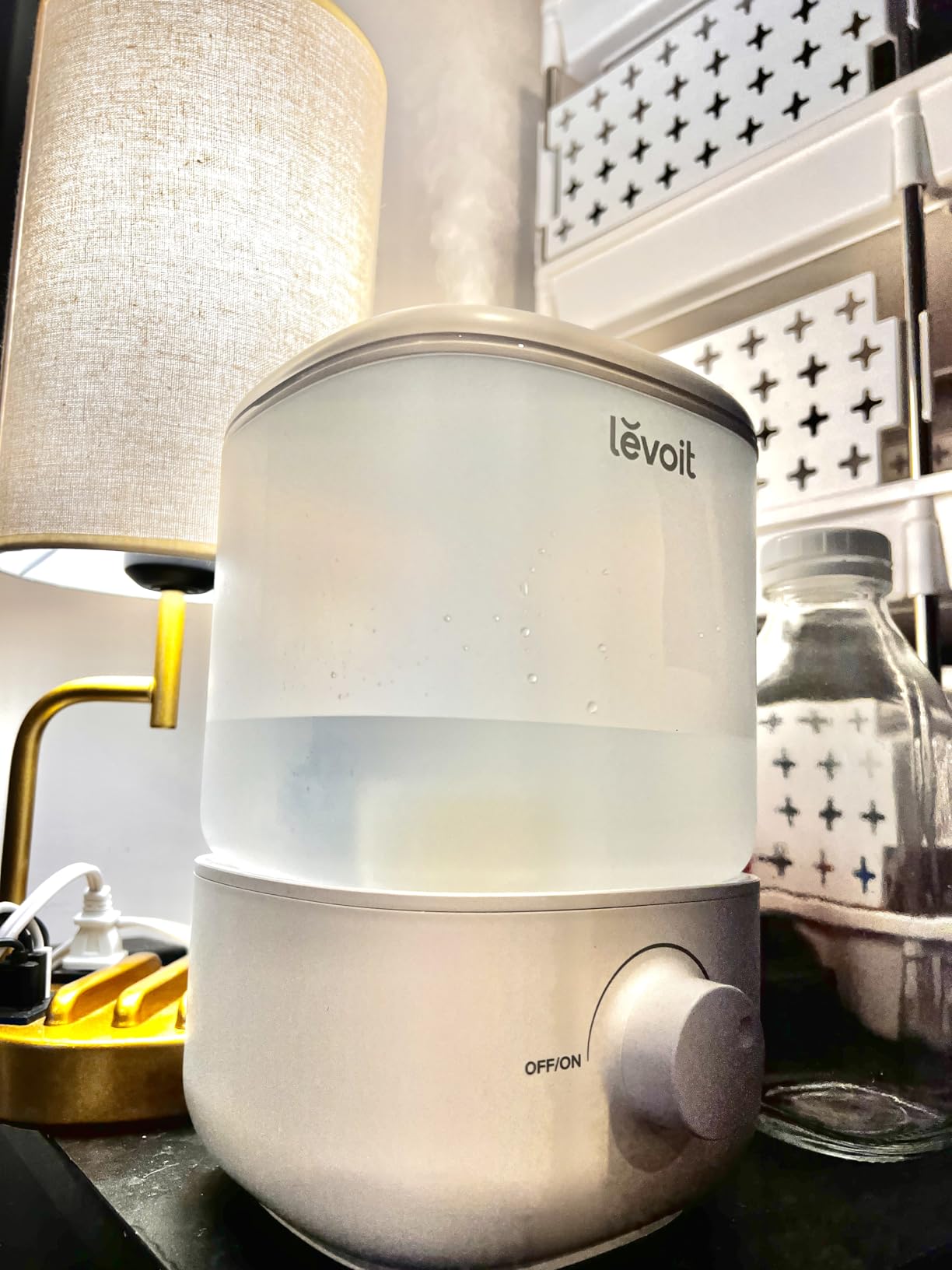 Levoit Top Fill Humidifiers for Bedroom, 2.5L Tank for Large Room, 28dB | Easy to Fill & Clean, Quiet Cool Mist Air Humidifier for Home Baby Nursery & Plants, Auto Shut-off for Safety, 25H Lasting customer photo 2