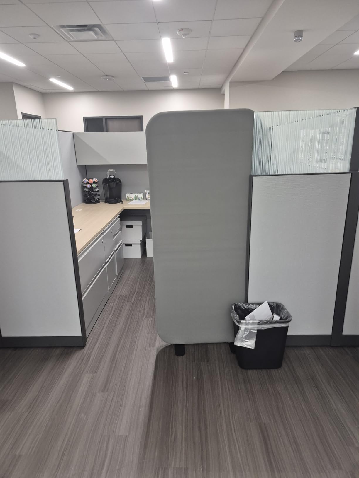 DECOLAB Standing Room Dividers, Portable Panel Wall 29x65 inch, Steel | Privacy Partition. For Classroom, Cubicle Office, Studio, Home, Medical. Scratch Resistance. customer photo 2