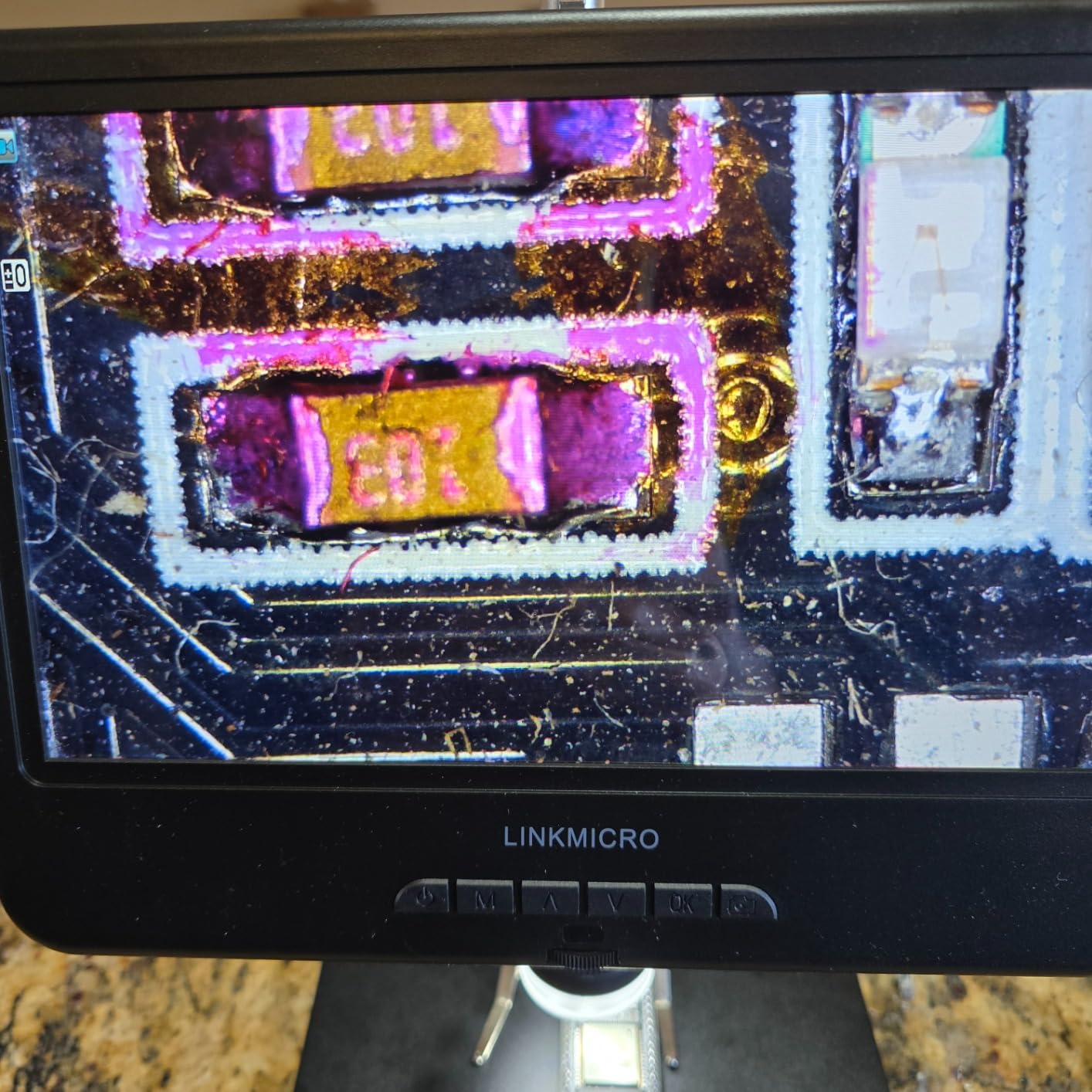LM210 10.1'' LCD Coin Digital Microscope Full View for Error Coins, Soldering Microscope Camera for Electronics Repair, 260X Adults Coin Magnifier customer photo 1
