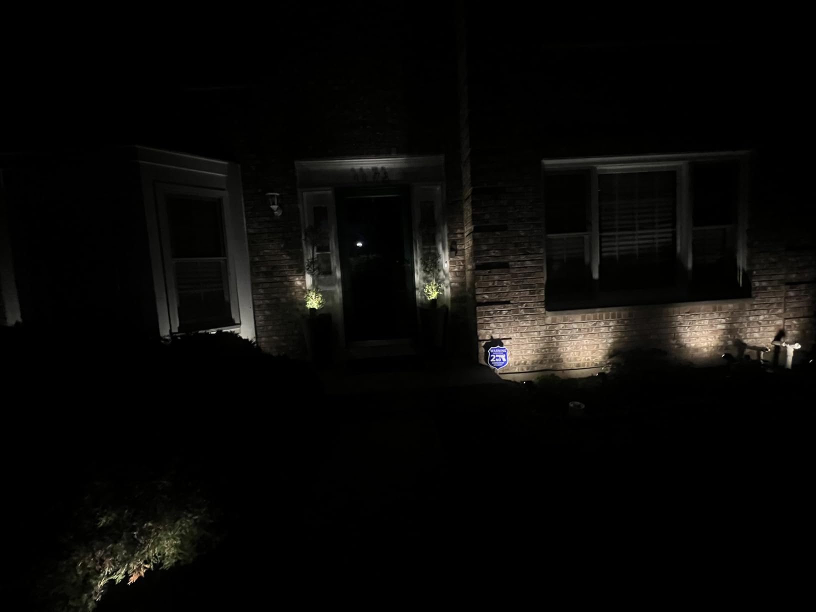 WENATY Solar Spot Lights Outdoor Waterproof Spotlights 12 Pack Warm White | 46LED, 3 Mode, Auto On/Off Landscape Spotlights Solar Powered Flood Lights for Outside Pathway Yard Garden House Walkway Tree customer photo 1