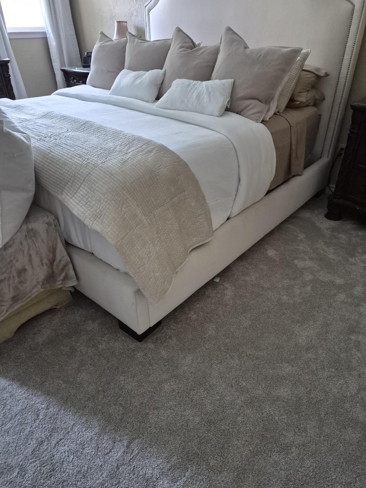 Bedsure PureWoven 3 Pieces 100% Cotton Waffle Weave Duvet Cover Set, Queen | Bright White, Breathable, Corner Ties & Button Closure, Machine Washable, All-Season, Home Decor Gift, Good Housekeeping Seal customer photo 1
