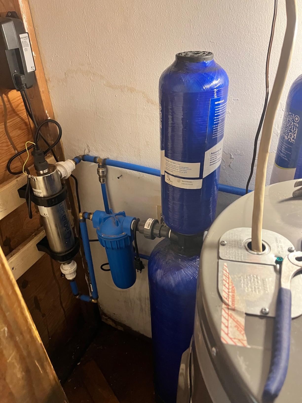 Aquasana Whole House Well Water Filter | 500K-Gallon | UV | Carbon & KDF | Reduces Chlorine, Bacteria & Viruses | 5-Year Warranty customer photo 2